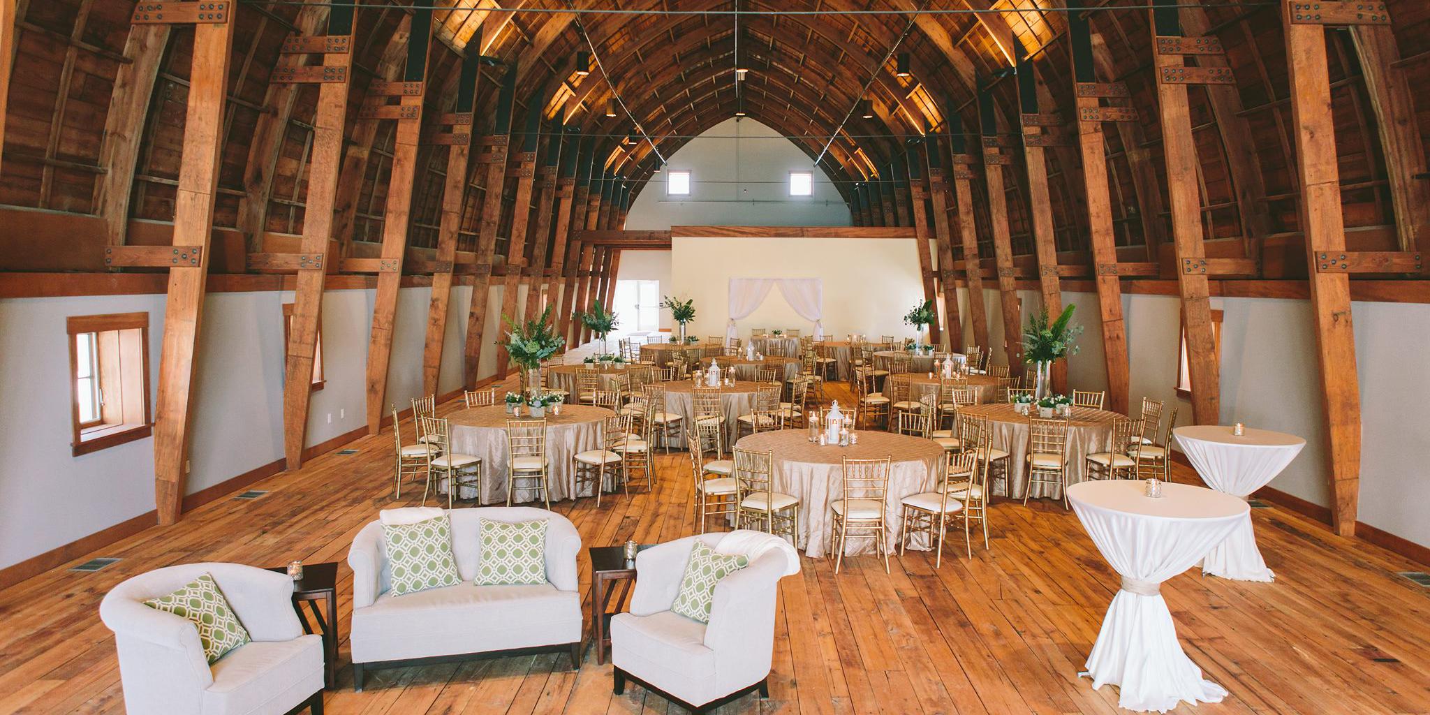 The Cathedral Barn at Historic Barns Park weddings in Traverse City MI