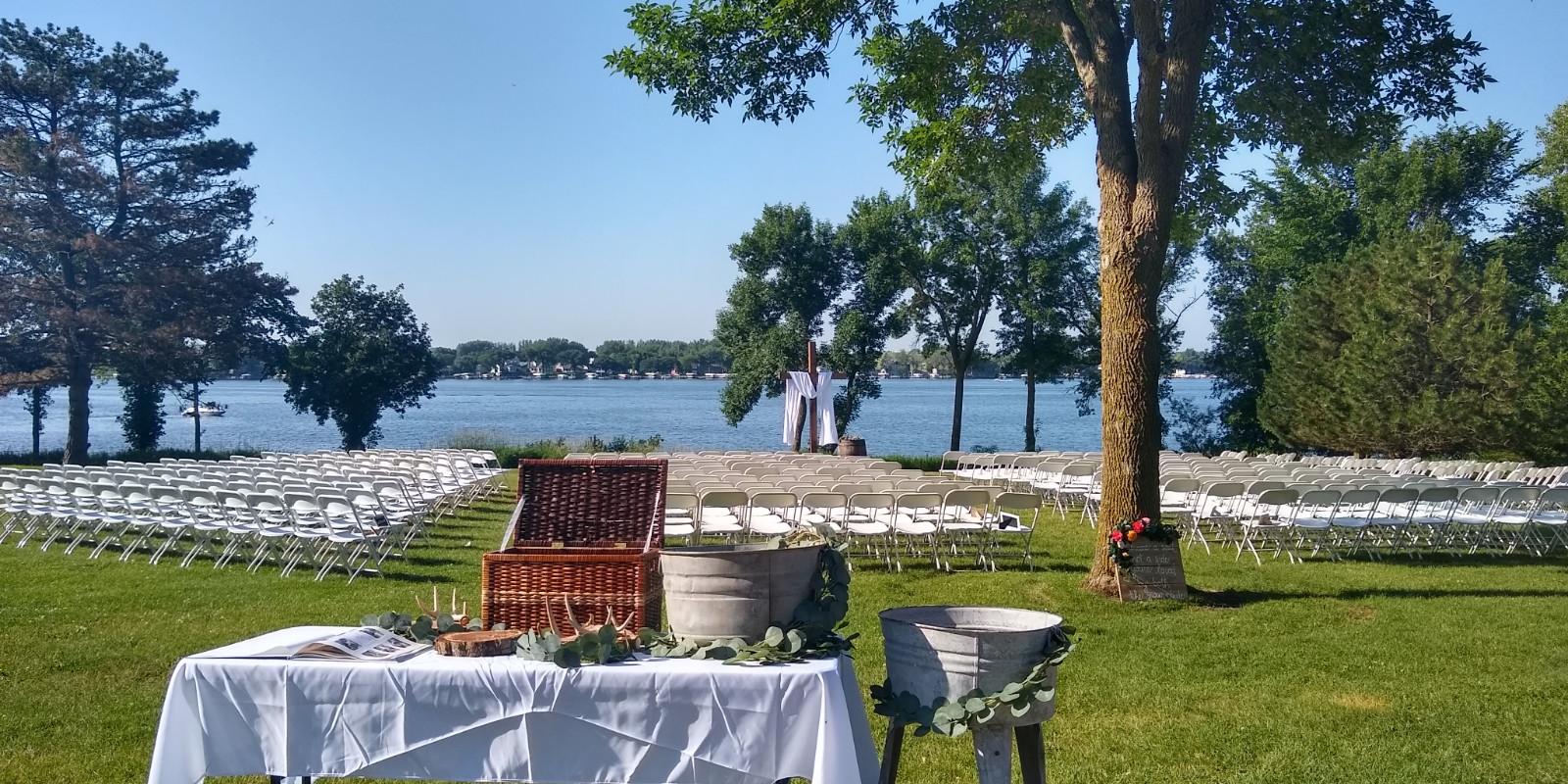 Lutheran Lakeside Camp weddings in Spirit Lake IA