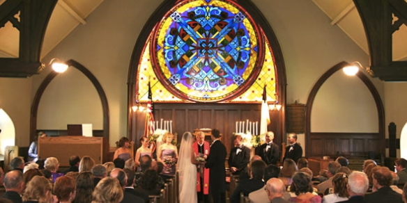 Little Stone Church weddings in Mackinac Island MI