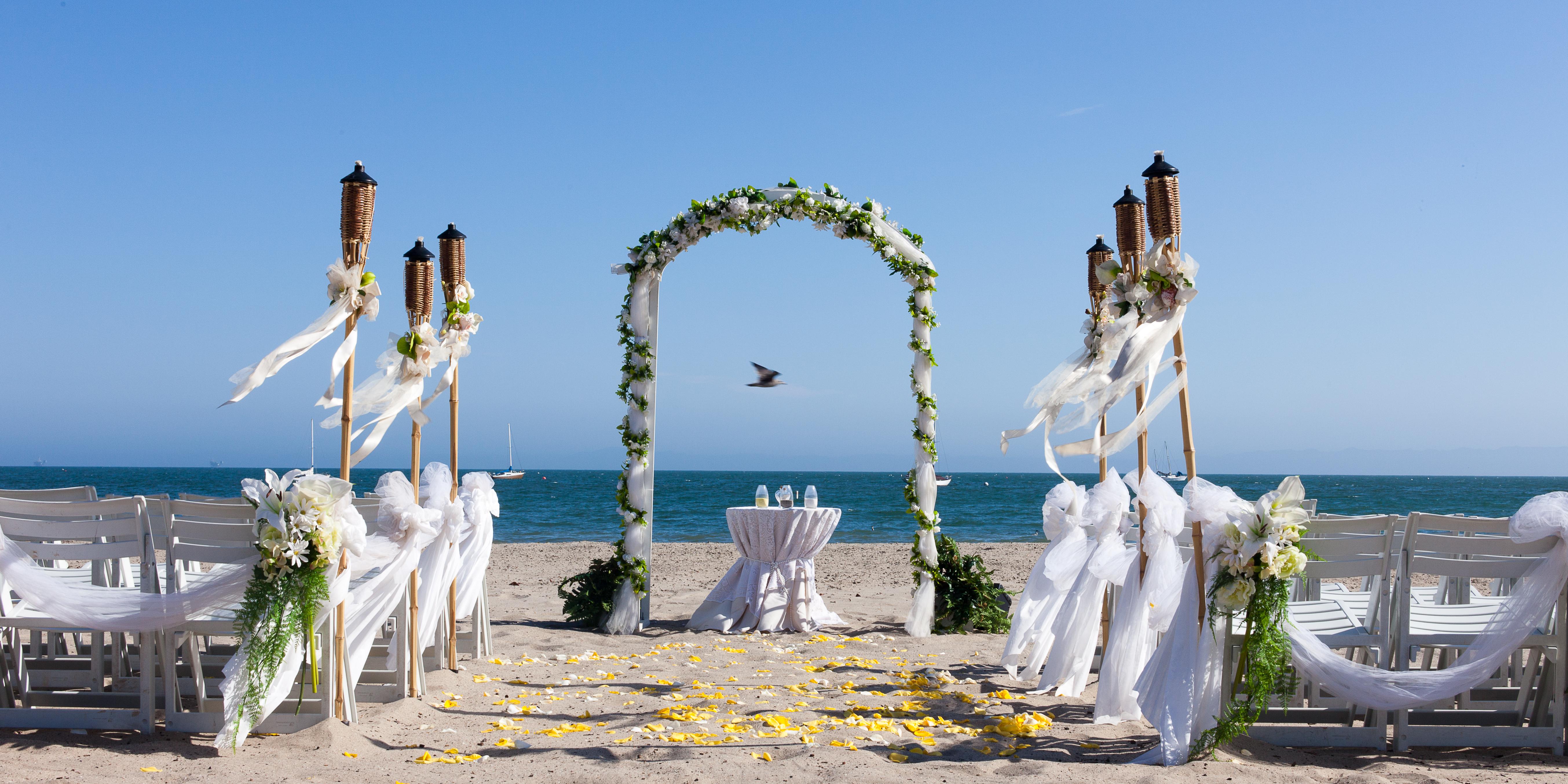 East Beach - Calle Puerto Vallarta Beach weddings in Santa Barbara CA