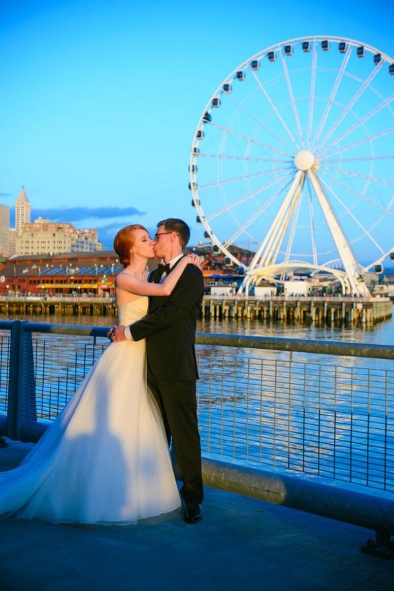 Seattle Aquarium Wedding Seattle WA 17