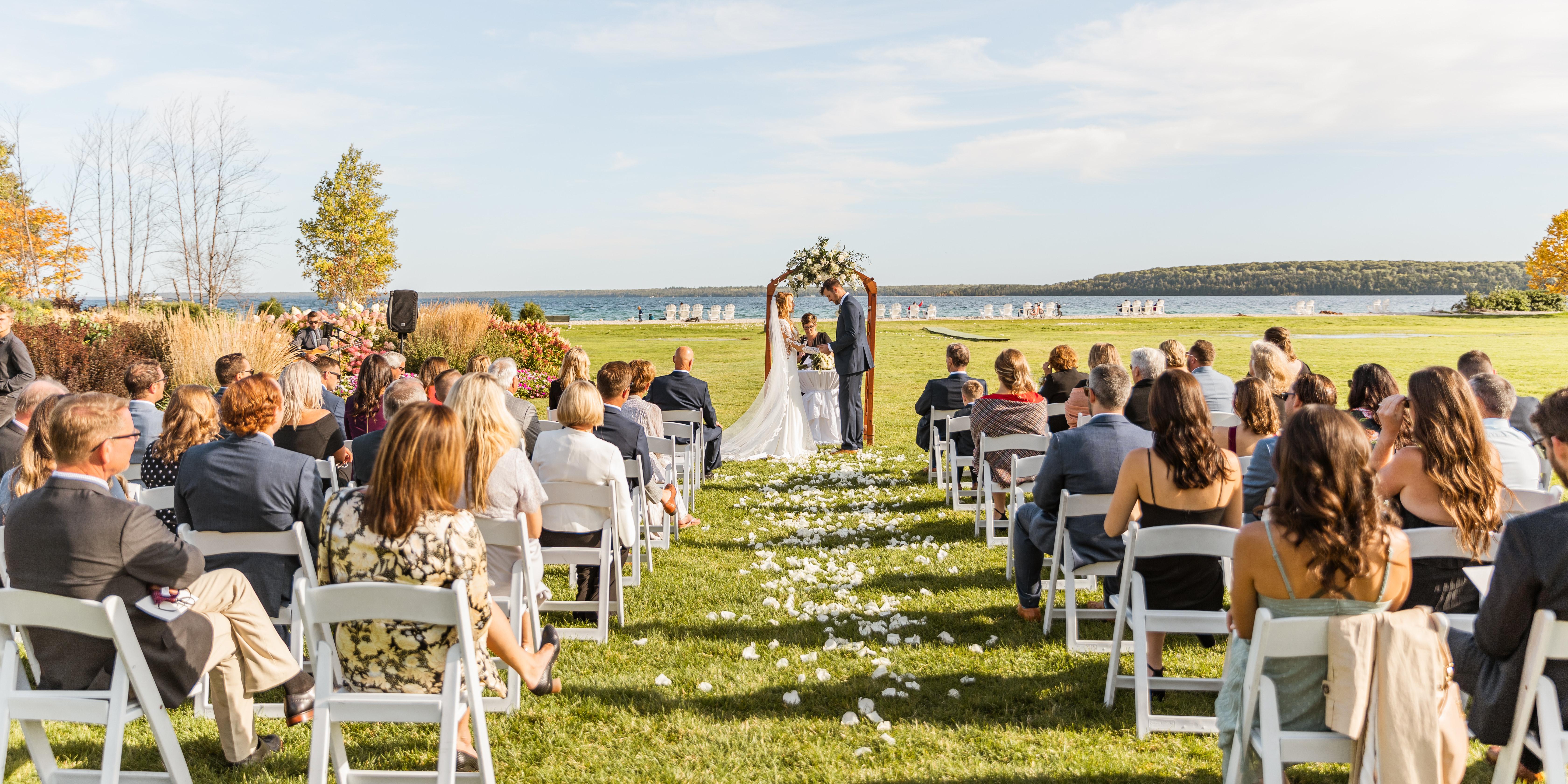 Mission Point Resort weddings in Mackinac Island MI