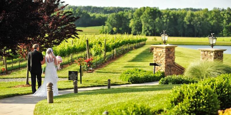 Childress Vineyards weddings in Lexington NC
