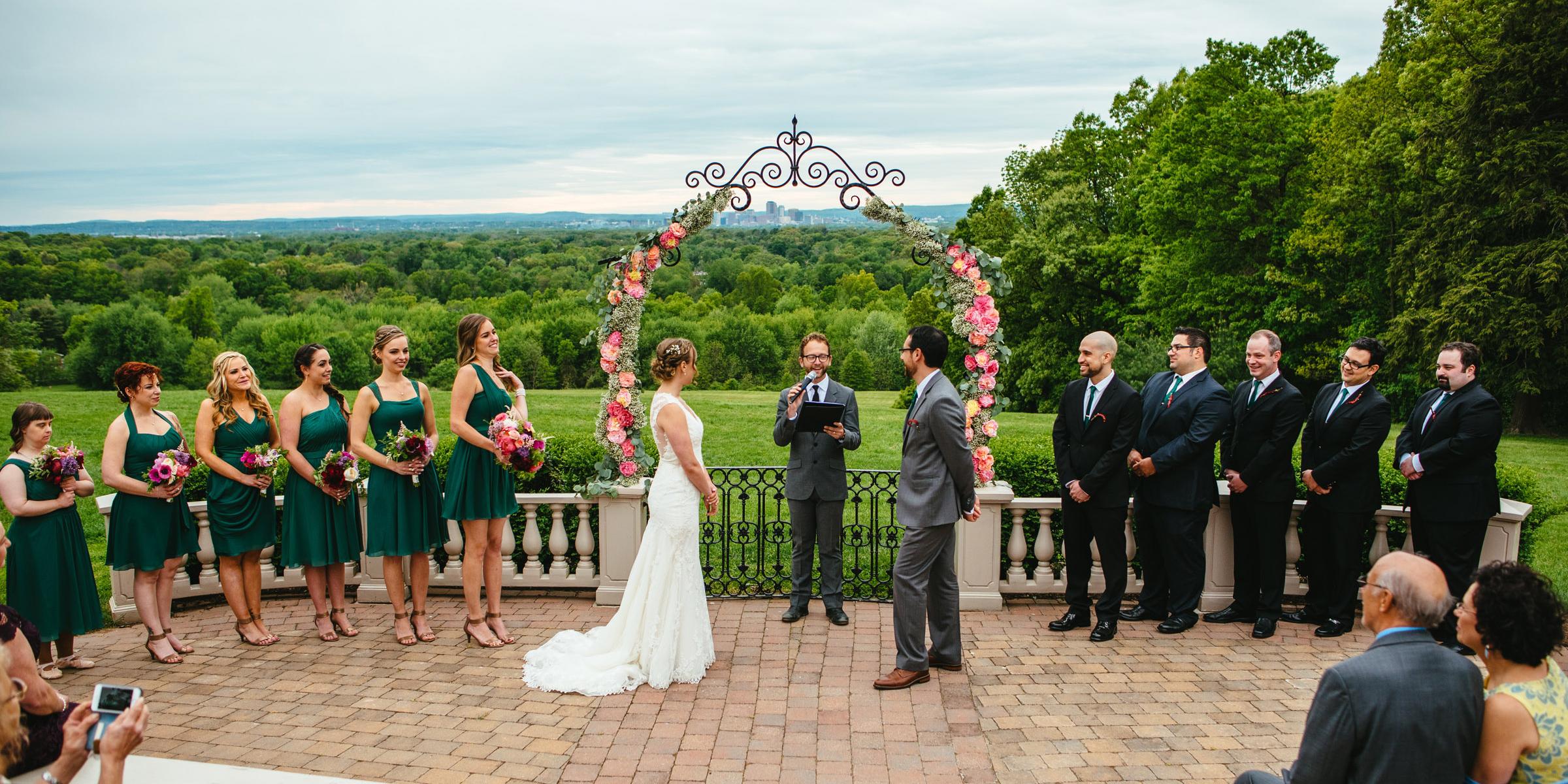 Wickham Park weddings in Manchester CT