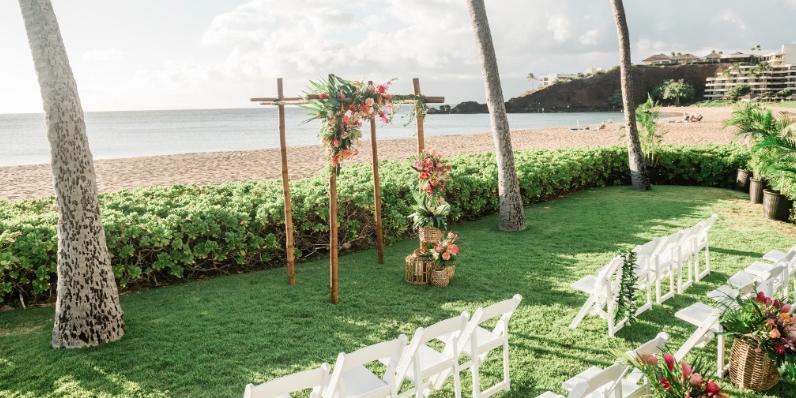 OUTRIGGER Kaanapali Beach Resort weddings in Lahaina HI