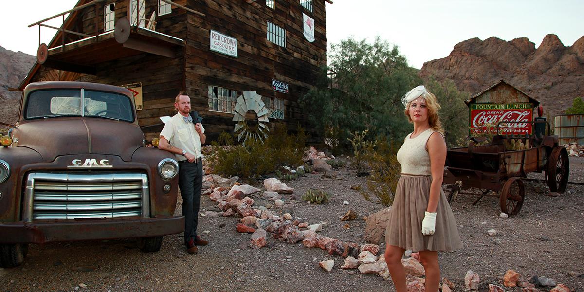 Eldorado Canyon Ghost Town weddings in Searchlight NV