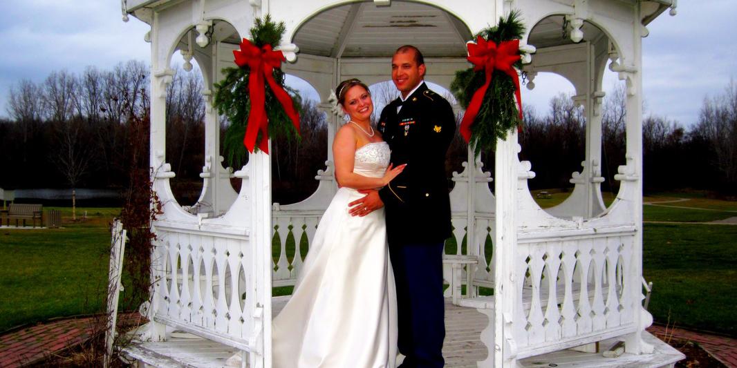 Meridian Historical Village Chapel weddings in Okemos MI