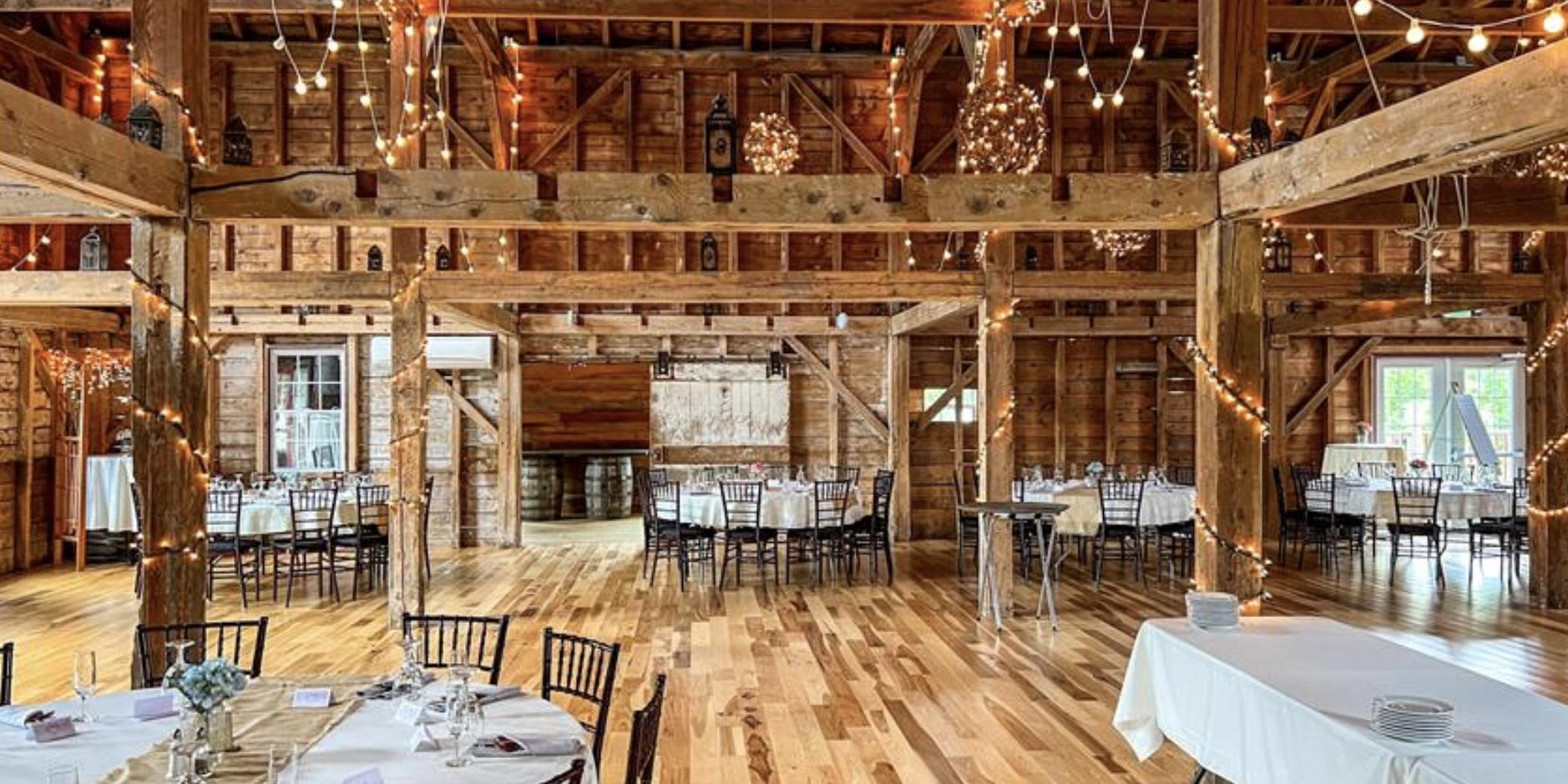 1888 Wedding Barn  in scenic Sunday River Valley Area weddings in Bethel ME