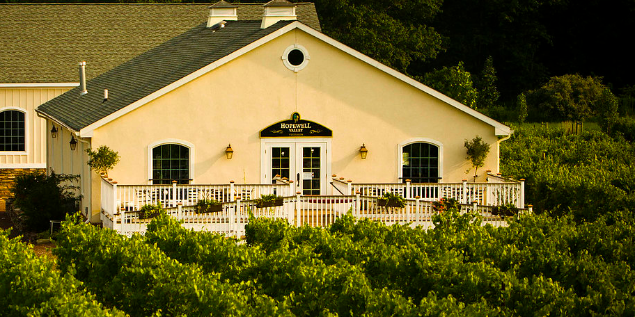 Hopewell Valley Vineyards weddings in Pennington NJ