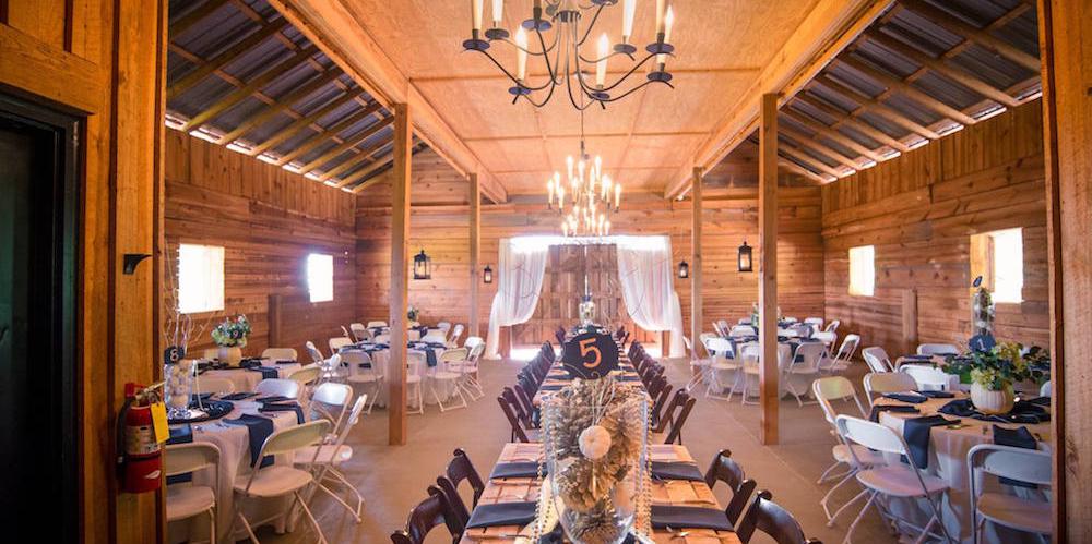 The Barn at Tatum Acres weddings in Jasper GA